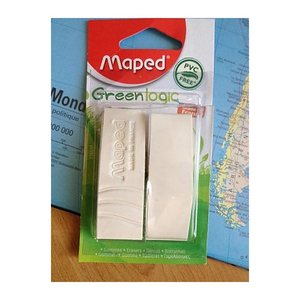 maped Radiergummis Greenlogic weiß, 2 St.
