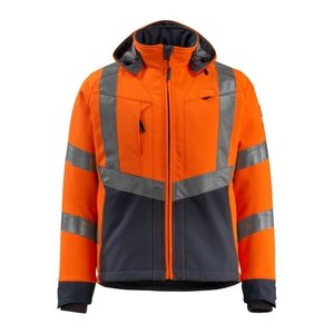 MASCOT® unisex Warnjacke Blackpool orange, schwarzblau Größe 4XL