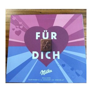 Milka FÜR DICH Pralinen 10x 11,0 g, 1 St.