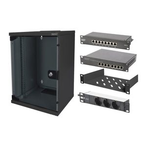 DIGITUS Netzwerk-Set 254 mm (10")-9HE, 312x300mm (B x T)