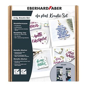 EBERHARD FABER Modelliermasse Plast Kreativ Set mehrfarbig