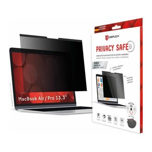 DISPLEX® Privacy Safe magnetische 2-Wege Display-Blickschutzfolie für Apple MacBook Air 13,3", MacBook Pro 13,3''
