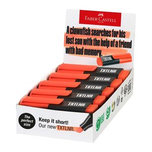 FABER-CASTELL TXTLNR Superfluorescent Textmarker orange, 1 St.