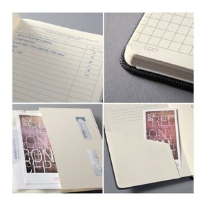 SIGEL Notizbuch Conceptum® ca. DIN A5 kariert, rot Softcover 194 Seiten, 1 St.