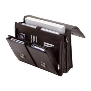 Alassio Aktentasche VENETO Lederimitat schwarz 47118