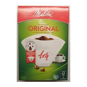 Melitta ORIGINAL 1x4 Kaffeefilter, 80 St.