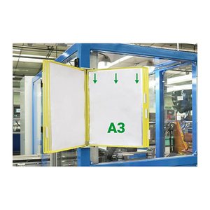 tarifold Wand-Sichttafelsystem 413104 DIN A3 gelb mit 10 St. Sichttafeln, 1 St.