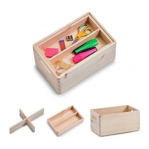 Zeller Aufbewahrungsboxen-Set braun, 1 Set