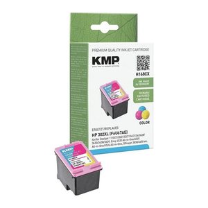 KMP H168CX color Druckerpatrone kompatibel zu HP 302XL (F6U67AE)