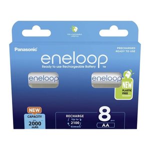 eneloop Akkus Ni-MH Mignon AA 2.000 mAh, 8 St.