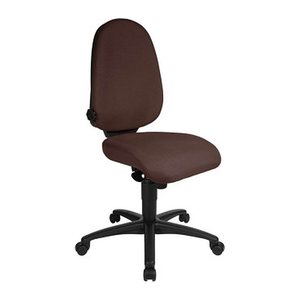 Topstar Bürostuhl Syncro Pro 5, S500 G08S Stoff braun, Gestell schwarz
