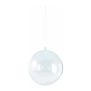 Rayher Plastik-Figur transparent Kugel 2-tlg. 10 cm Ø 10,0 cm, 1 St.