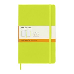 MOLESKINE Notizbuch Classic Collection fester Einband ca. DIN A5 liniert, hellgrün Hardcover 240 Seiten, 1 St.
