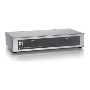 LevelOne VGA Sender Cat5 4xRJ45/2xDB15 300.00m grau