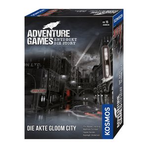KOSMOS Adventure Games - Die Akte Gloom City Geschicklichkeitsspiel, 1 St.