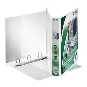 LEITZ Präsentationsringbücher 4-Ringe weiß 5,0 cm DIN A4, 6 St.