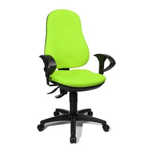 Topstar Bürostuhl Point 70, 8170UG05 Stoff grün, Gestell schwarz