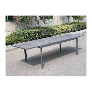 Garden Pleasure Gartentisch NEREA anthrazit rechteckig 200,0/300,0 x 100,0 x 75,0 cm