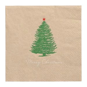 PAPSTAR Servietten Christmastree with Star 20 St.