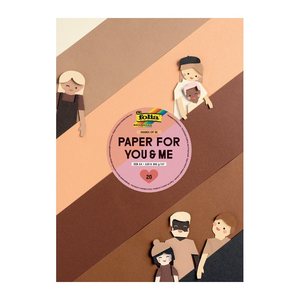 folia Tonpapier Shades of us farbsortiert 130 g/qm 20 Blatt
