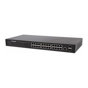 INTELLINET Switch 24x GE Web-Managed Rackmount 2x SFP