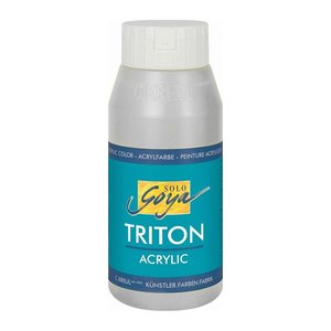 KREUL SOLO GOYA Triton Acrylfarbe silber 750,0 ml, 1 St.
