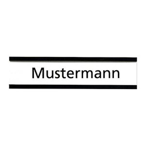 FRANKEN Etikettenhalter magnetisch braun 7,5 x 4,0 cm, 10 St.