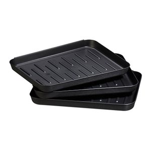 relaxdays Schuhabtropfschale schwarz 35,0 x 27,0 cm