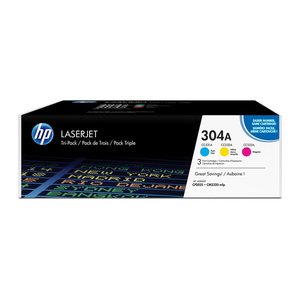 HP 304A 3x Dreifarbig LaserJet Tonerpatrone