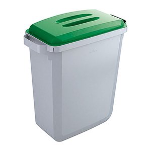 DURABLE Durabin 60 Mülleimer 60,0 l grau, grün, 1 St.