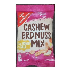 GUT&GÜNSTIG Cashew-Erdnuss-Mix Nüsse 200,0 g, 1 St.