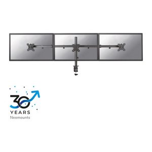 Neomounts Monitor-Halterung FPMA-D550D3BLACK schwarz für 3 Monitore, Tischklemme, Tischbohrung