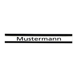 FRANKEN Etikettenhalter magnetisch braun 7,5 x 1,5 cm, 10 St.