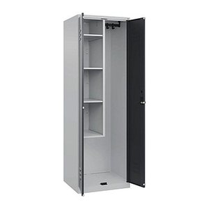 CP Putzmittelschrank Classic Plus 080100-00 S10007 lichtgrau, anthrazitgrau 4 Fachböden 60,0 x 50,0 x 185,0 cm, aufgebaut, 1 St.