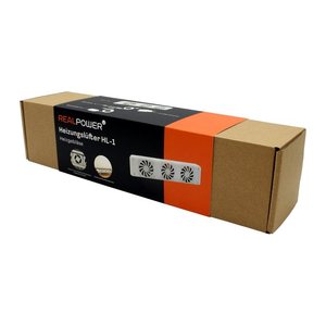 REALPOWER Heizungslüfter HL-1,Lüfter mit 3 Ventilatoren