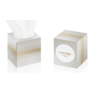 Satino Kosmetiktücherbox prestige 3-lagig weiß, 30x 60 Tücher