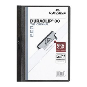 DURABLE Klemmhefter DURACLIP schwarz, 25 St.