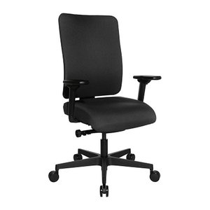 Topstar Bürostuhl Sitness Open X (P) Deluxe mit Schiebesitz, OX60WTW2 T22 Stoff anthrazit, Gestell schwarz