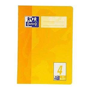 OXFORD Schulheft Lineatur 4 liniert DIN A5 ohne Rand, 16 Blatt, 1 St.