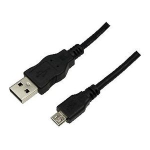 Logilink USB Kabel A -> micro B St/St 0.60m schwarz
