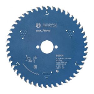 BOSCH EXPERT for Wood Kreissägeblatt 190,0 mm, 48 Zähne, 1 St.