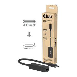 Club3D Adapter USB Typ C > HDMI 2.1 8K HDR10 DP1.4 St/Bu retail