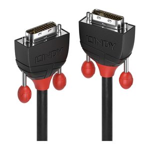 LINDY DVI-D Dual Link Kabel Black Line 1m