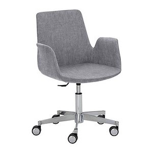 Mayer Besuchersessel myHELIOS grau Aluminium Stoff 65,0 x 65,0 x 82,0 - 93,0 cm, 1 St.