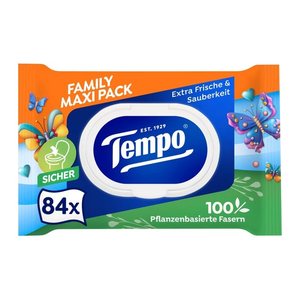 Tempo Feuchtes Toilettenpapier MAXI 1-lagig, 84 St.