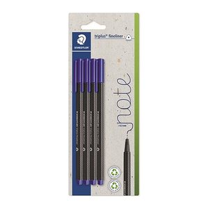 STAEDTLER triplus® Fineliner blau 0,3 mm, 4 St.