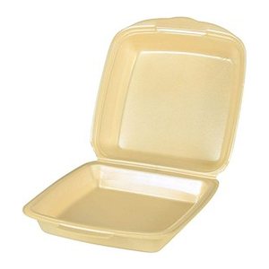 STARPAK Einweg-Menüschalen beige 22,5 x 22,0 cm, 50 St.