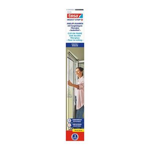 tesa Fliegengitter Insect Stop Clip On anthrazit 1,2 x 2,4 m