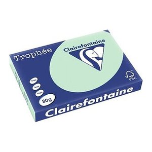 Clairefontaine Kopierpapier Trophée hellgrün DIN A3 80 g/qm 500 Blatt