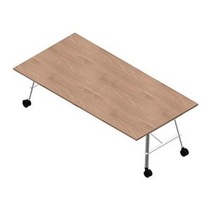 Quadrifoglio Konferenztisch SERENITY ulme rechteckig, A-Gestell weiß, 240,0 x 120,0 x 75,0 cm